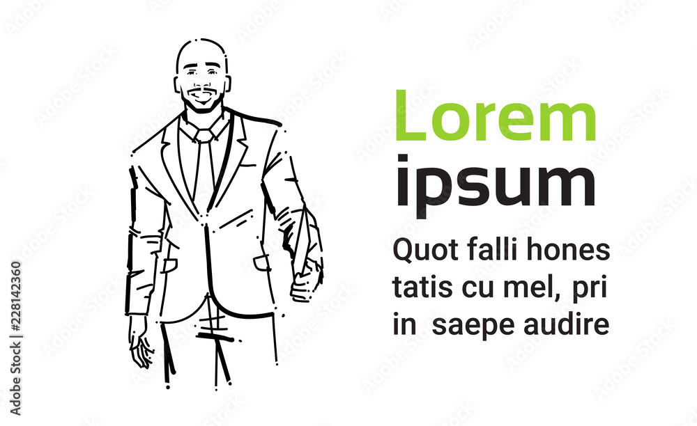 business man hold sheet of paper concept businessman portrait on white background hand draw silhouette sketch vector illustration business man hold sheet of paper concept businessman portrait on white background hand draw silhouette sketch vector illustration