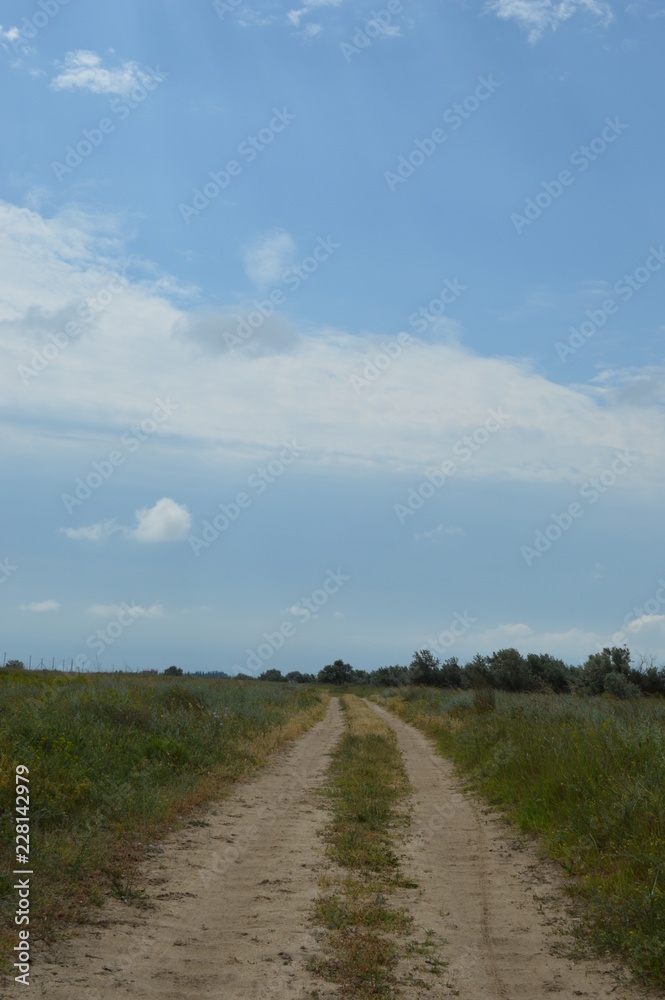 Ukraine.Arabatskaya arrow. Chokrak Ukraine.Arabatskaya arrow. Chokrak