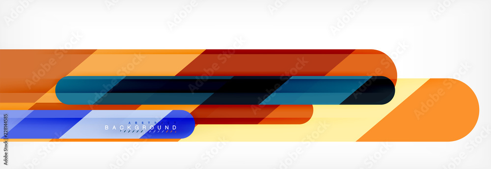 Abstract colorful lines, modern geometric background design