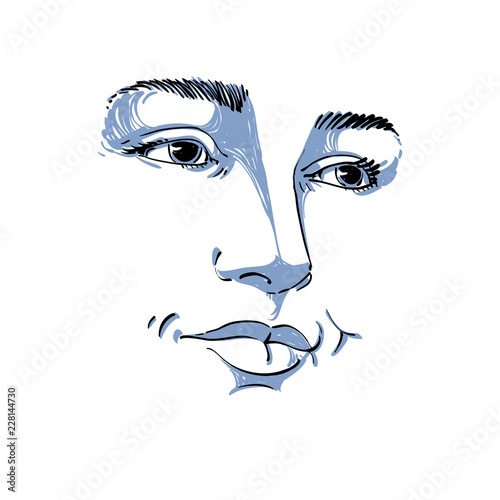 Portrait of delicate good-l...