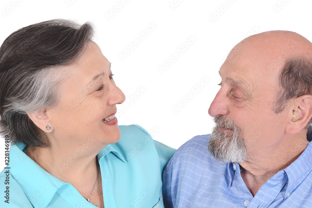 Portrait of happy senior couple Portrait of happy senior couple