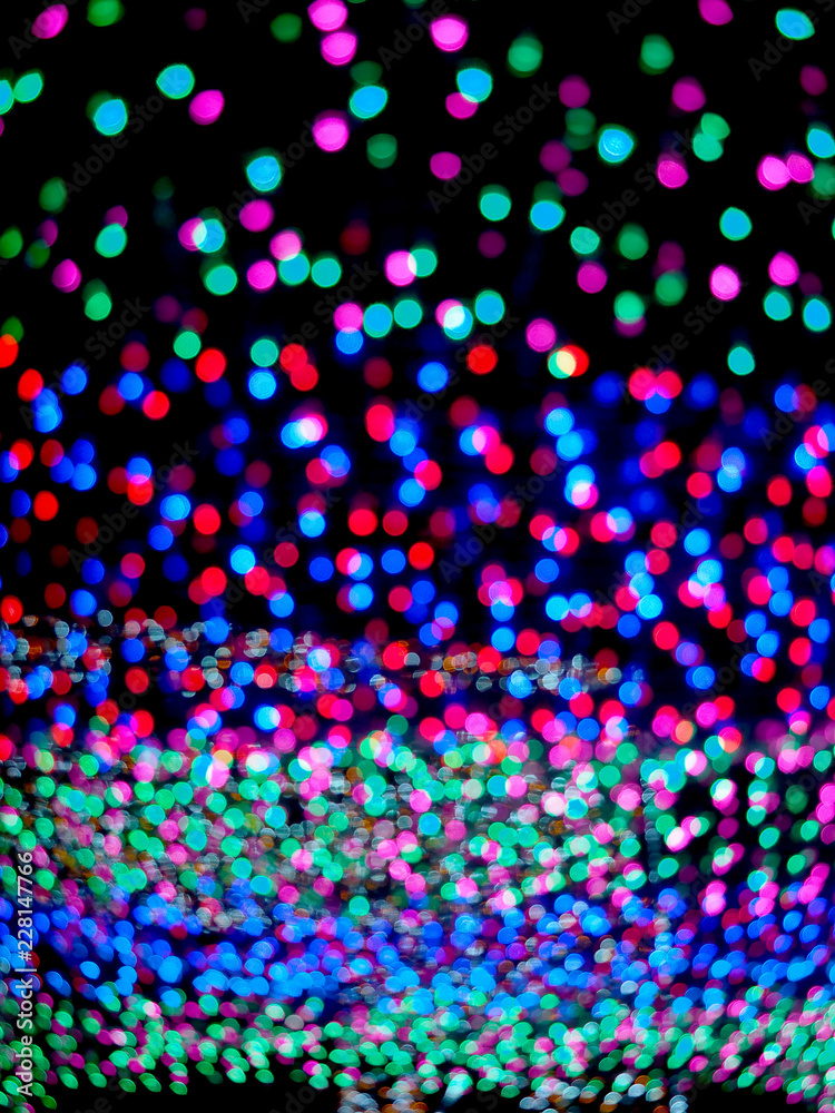 Colorful Bokeh lights backdrop,Abstract background.