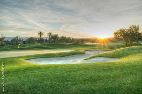 Golfcourse Sunrise