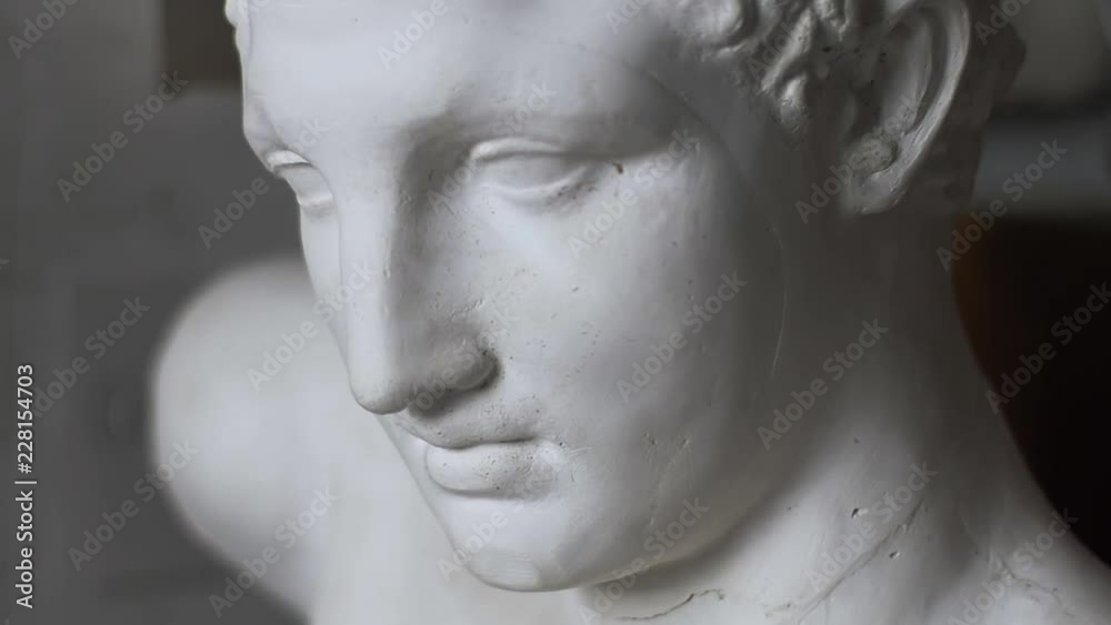 Plaster bust sculpture antique greek sculpture art Plaster bust sculpture antique greek sculpture art