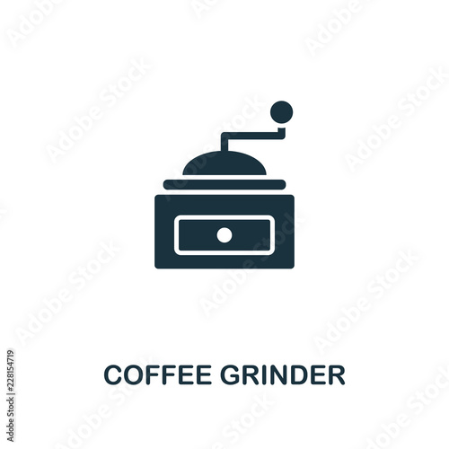 Coffee Grinder icon. Premium style design from coffe shop icon collection. UI and UX. Pixel perfect coffee grinder icon. For web design, apps, software, print usage.