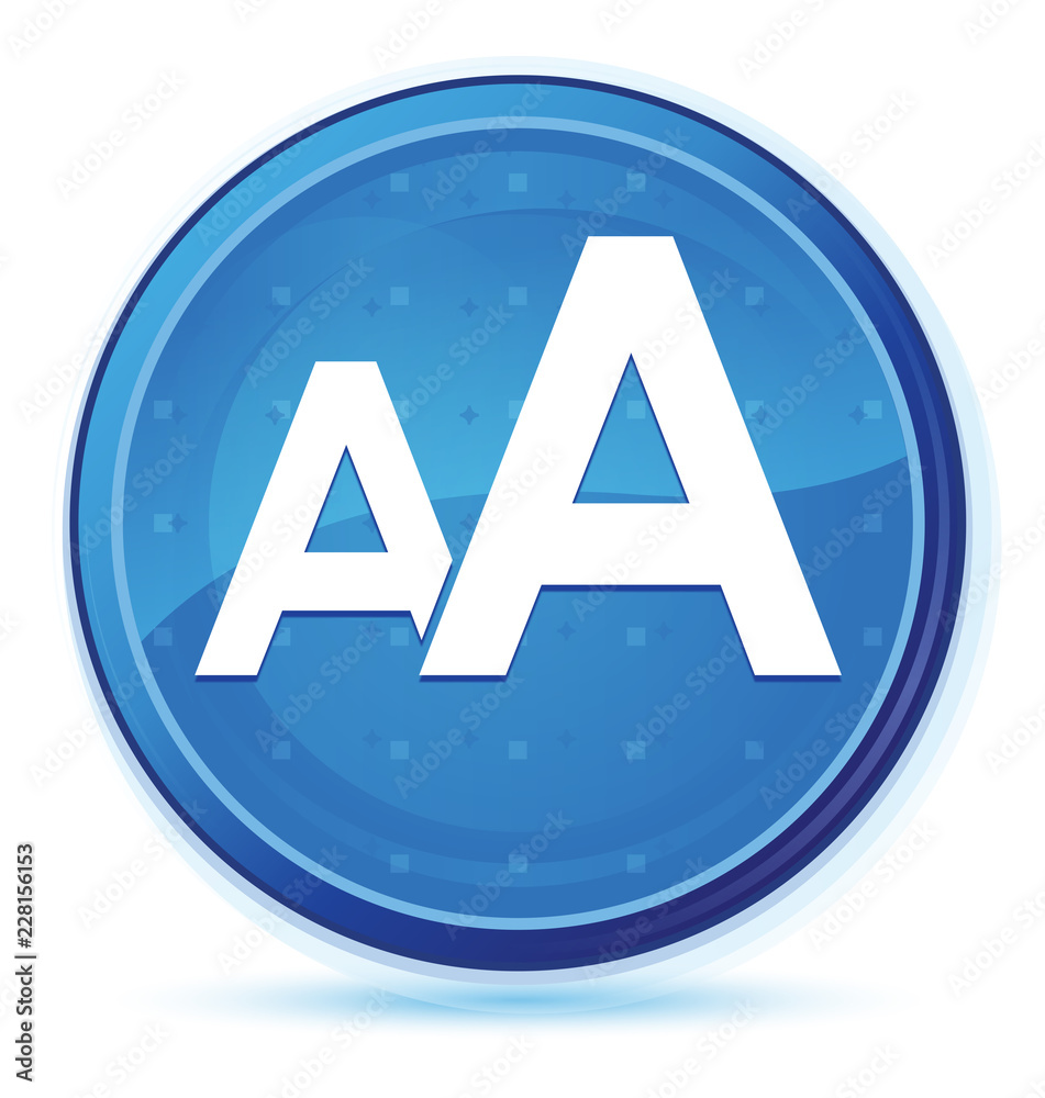 Font size icon midnight blue prime round button Font size icon midnight blue prime round button