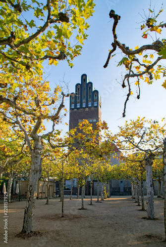 Auf der Mathildenhöhe in Darmstadt, Hessen, Deutschland  photo