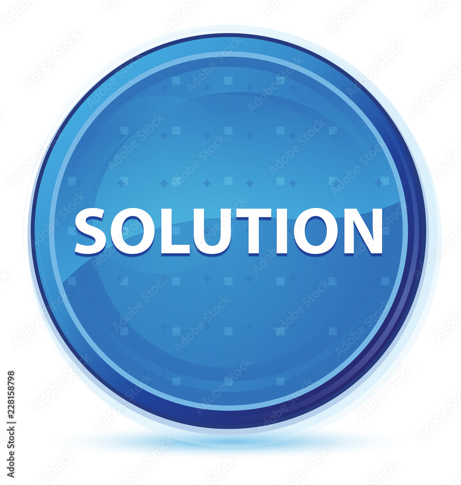 Solution midnight blue prime round button Solution midnight blue prime round button