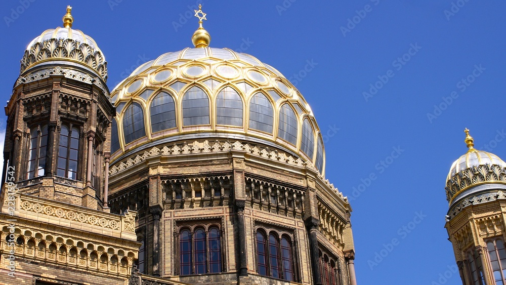 Jüdische Synagoge in Berlin, Aussenansicht Jüdische Synagoge in Berlin, Aussenansicht