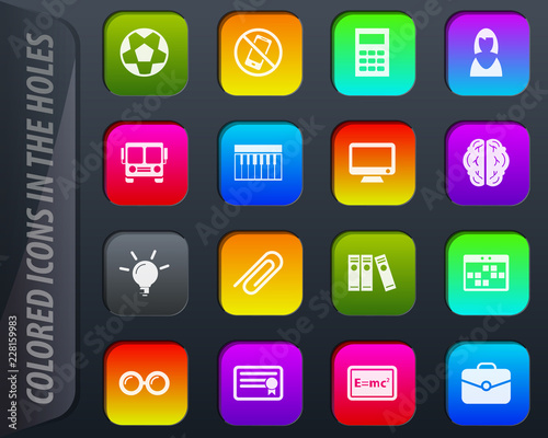 School Icon set Free Download School Icon set - GFXLoad
