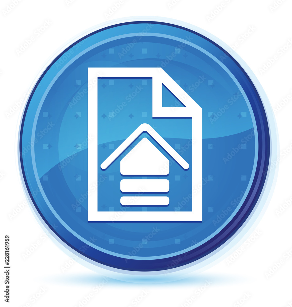Upload document icon midnight blue prime round button Upload document icon midnight blue prime round button