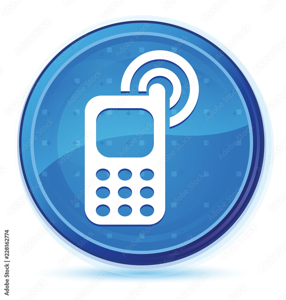 Cellphone ringing icon midnight blue prime round button Cellphone ringing icon midnight blue prime round button