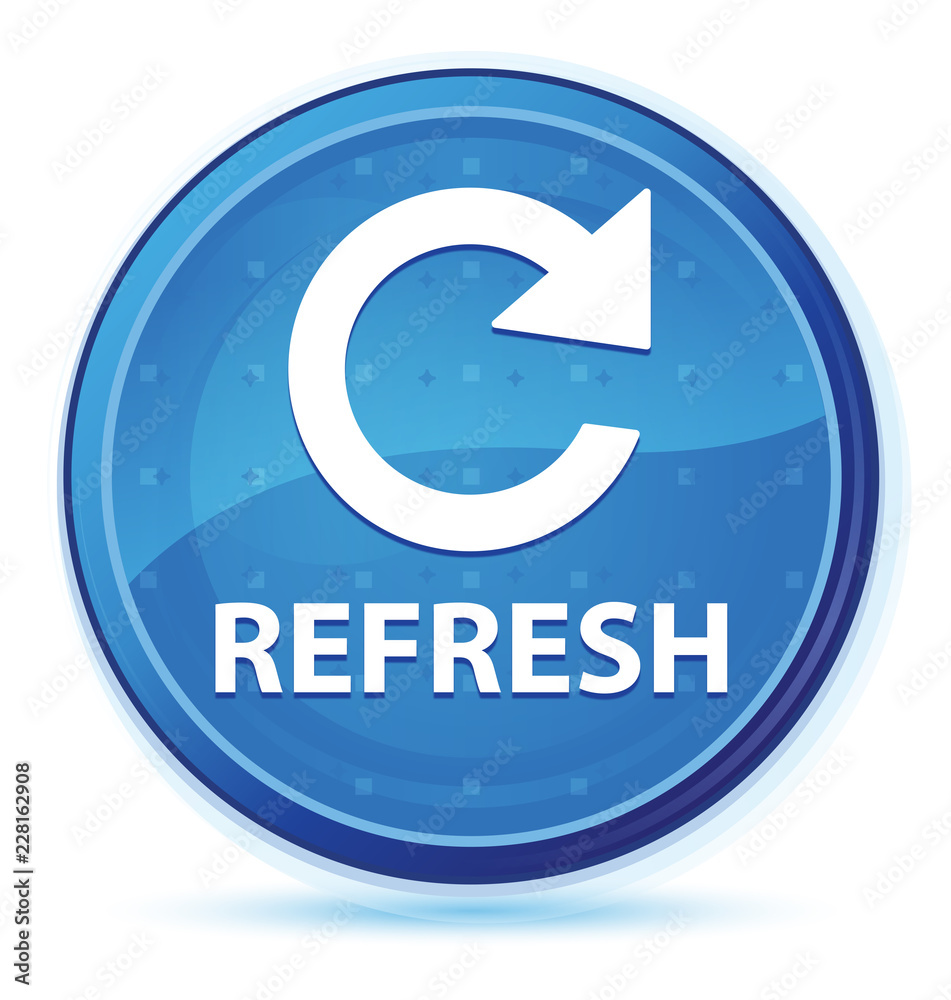 Refresh (rotate arrow icon) midnight blue prime round button Refresh (rotate arrow icon) midnight blue prime round button