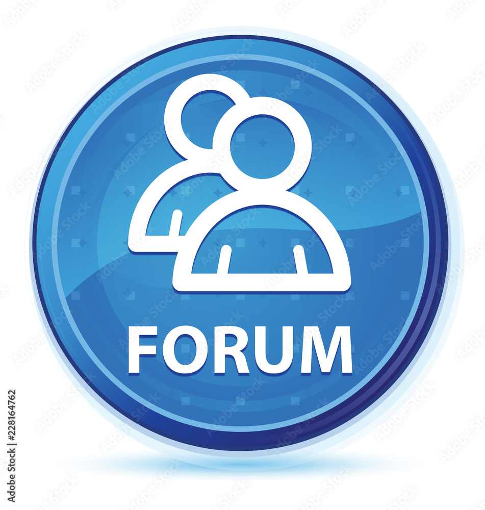 Forum (group icon) midnight blue prime round button Forum (group icon) midnight blue prime round button
