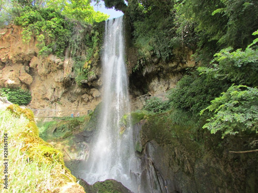 Obraz premium Forest waterfall Great Buk, Serbia