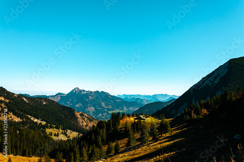 The joy of autumn colors in the Bavarian mountains. © Caius
