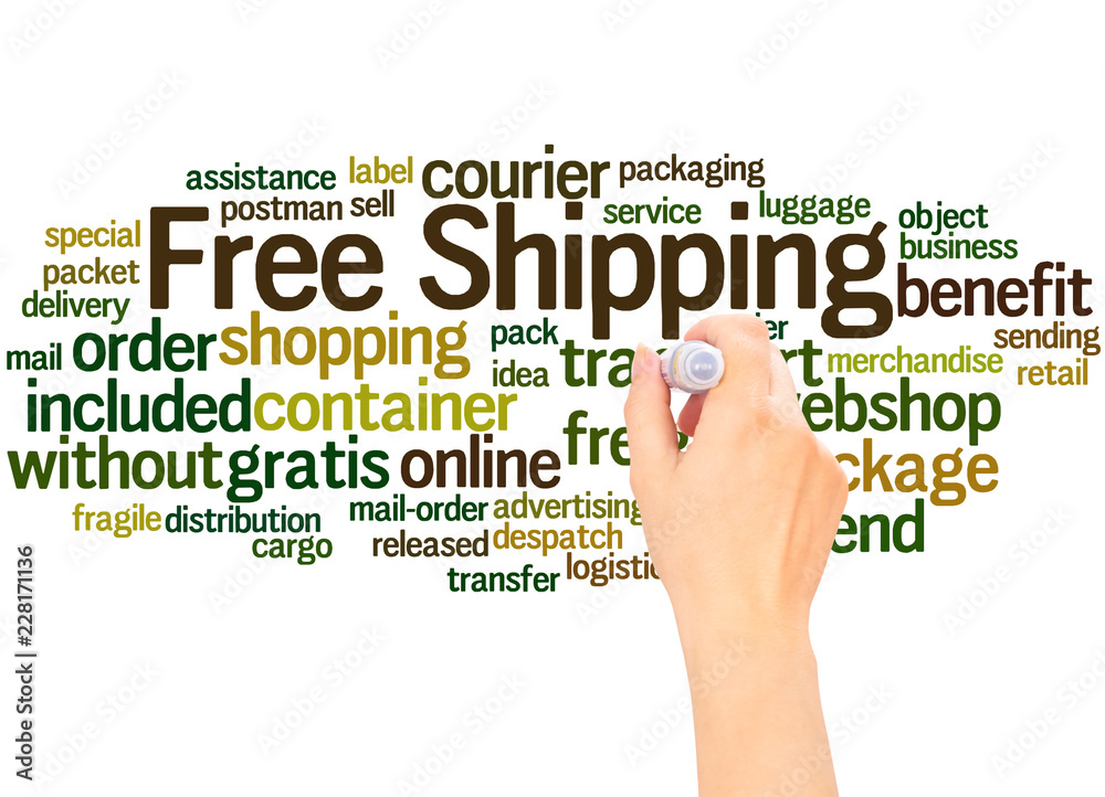 Free Shipping word cloud hand writing concept Free Shipping word cloud hand writing concept
