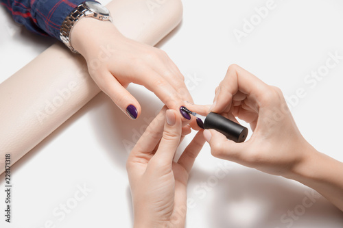 manicure and pedicure