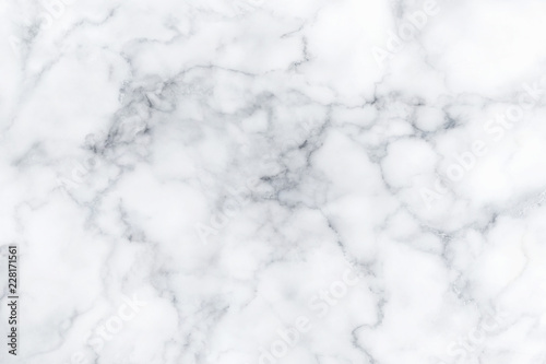 White marble texture with natural pattern for background, design or artwork © NOOMUBON PHOTO