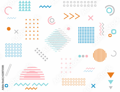 Sunlight on the ocean. Hipster abstract pattern. Geometric forms, line, shapes background.