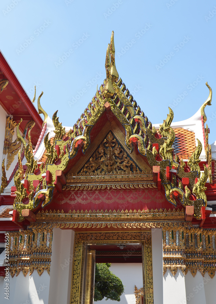 temple du bouddha couché à bangkok