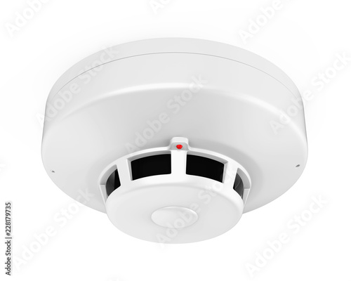 Smoke Detector Isolated photo