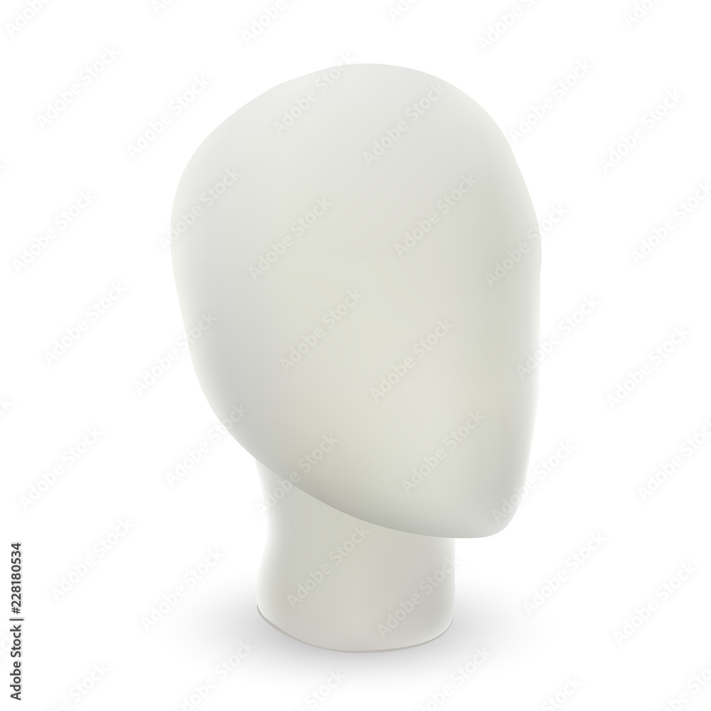 Abstract Model of Human Head, 3d simple Vector. Abstract Model of Human Head, 3d simple Vector.