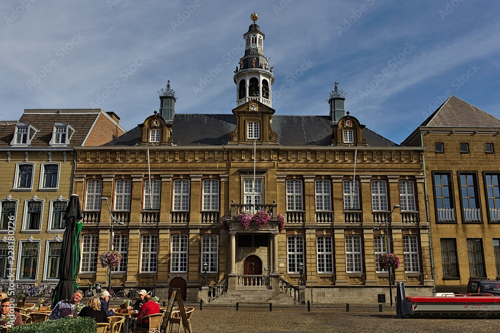 Roermond Niederlande Altstadt Markt Rathaus
