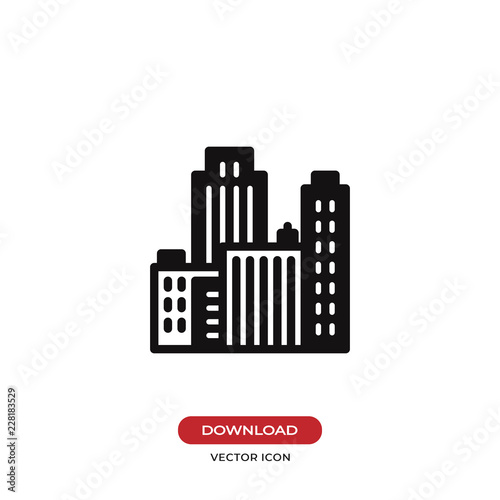 Cityscape vector icon