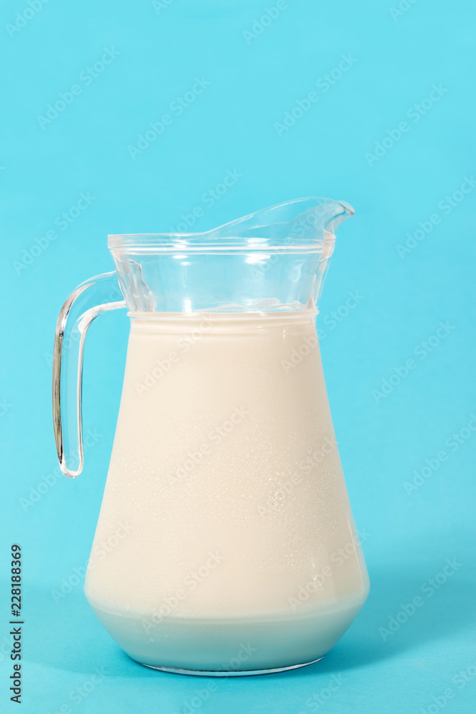 full glass jar of milk full glass jar of milk