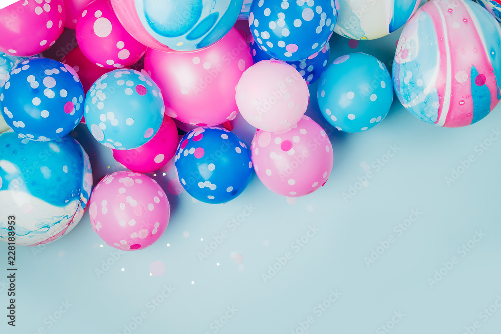 Balloon Pastel Colors Party, Pastel Colorful Balloons