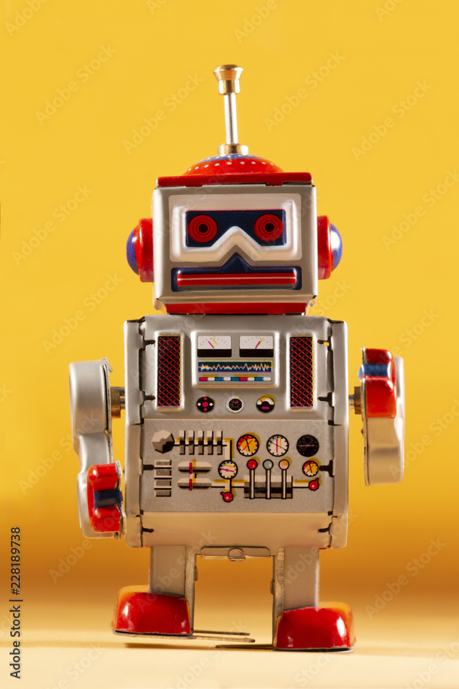 Fototapeta premium Vintage tin robot toy