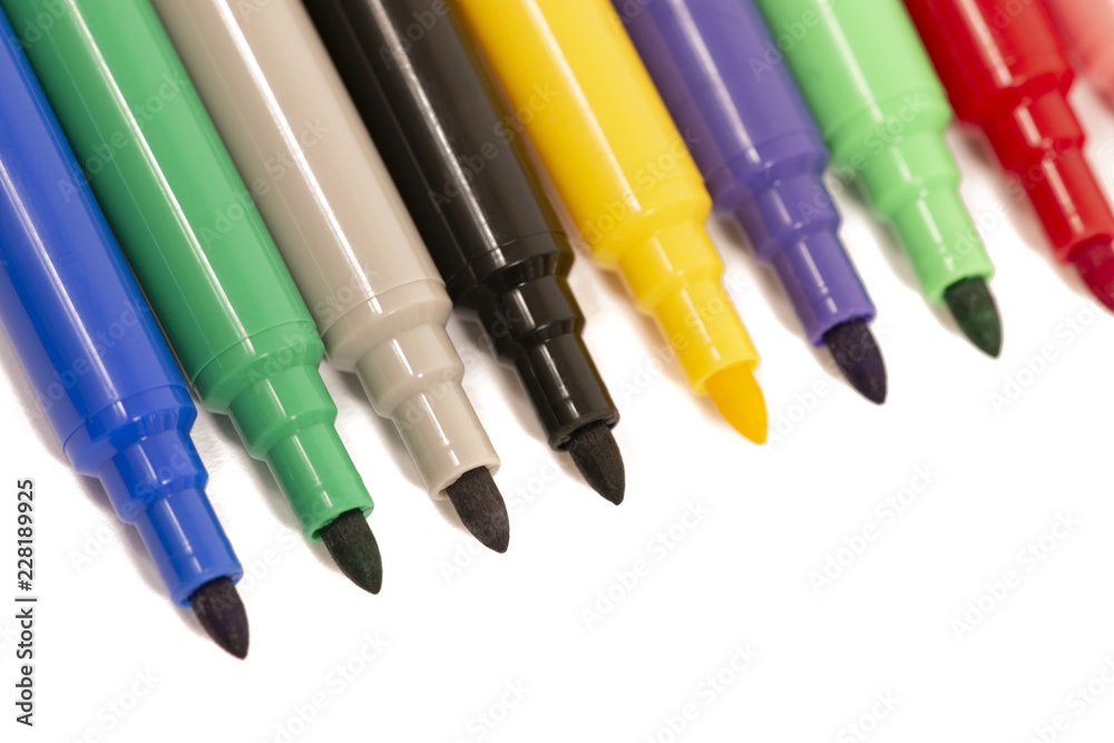 set of felt pens