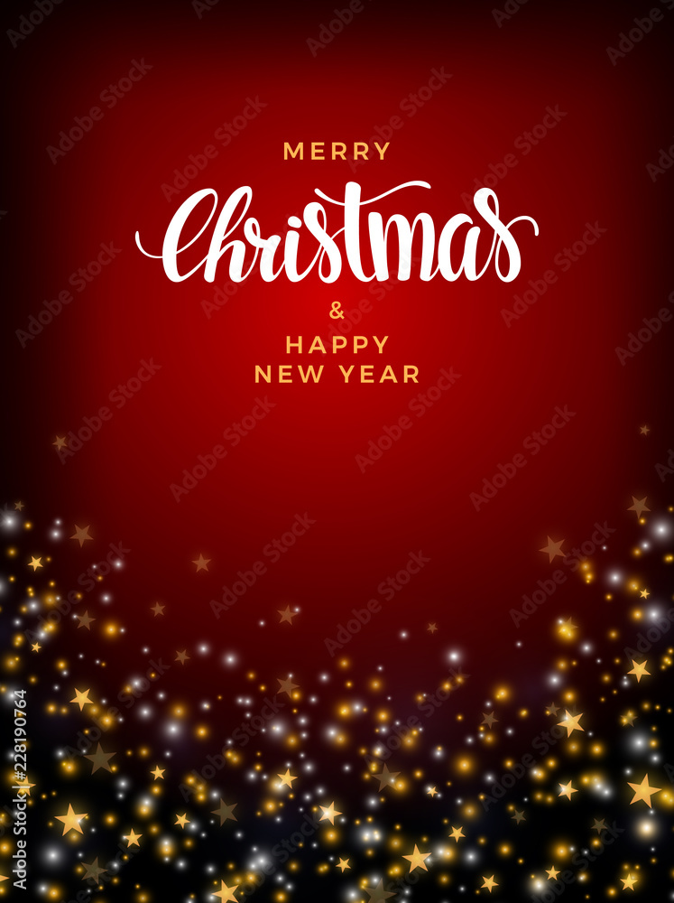 Christmas star background, with pearls and lights Christmas star background, with pearls and lights