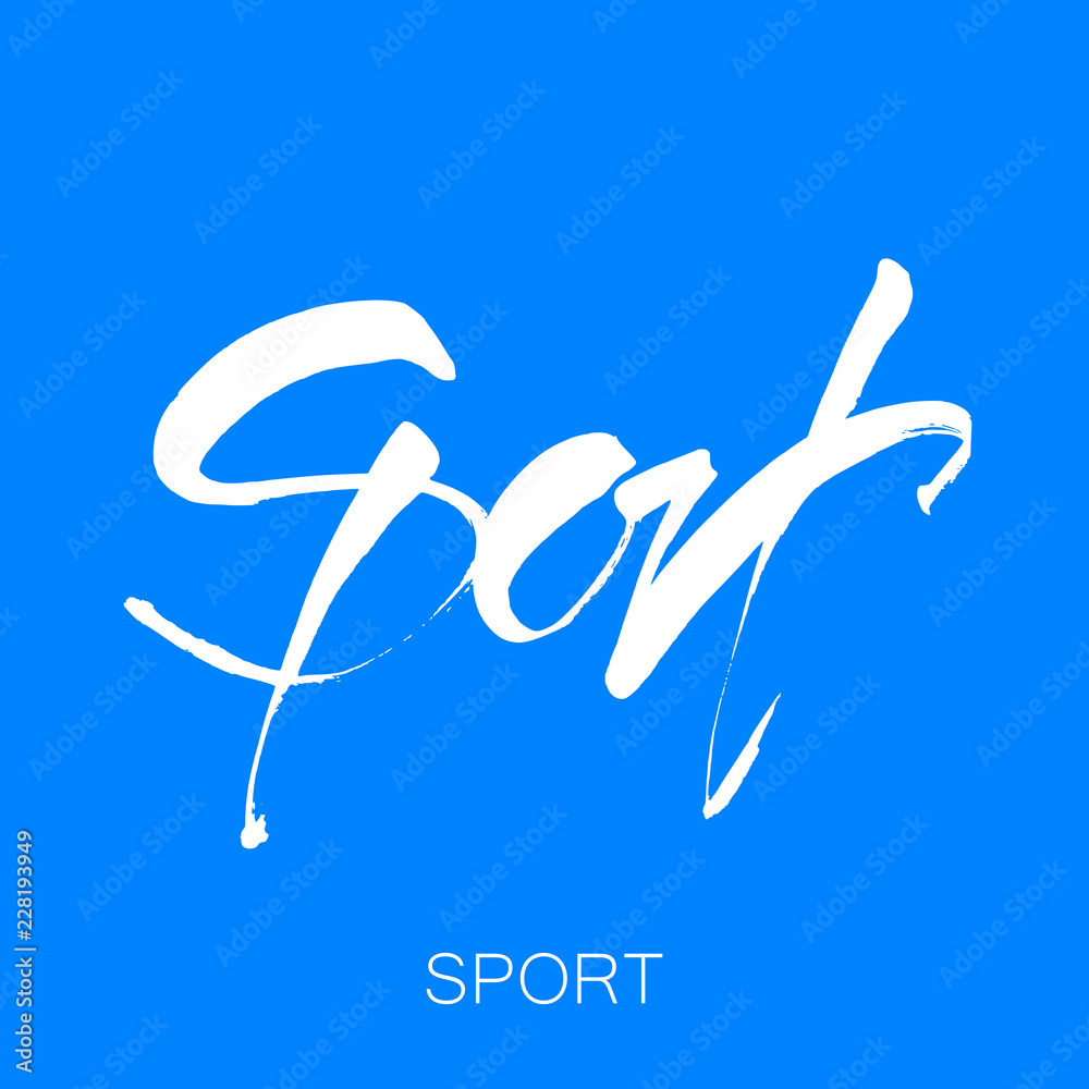Fototapeta premium sport lettering template