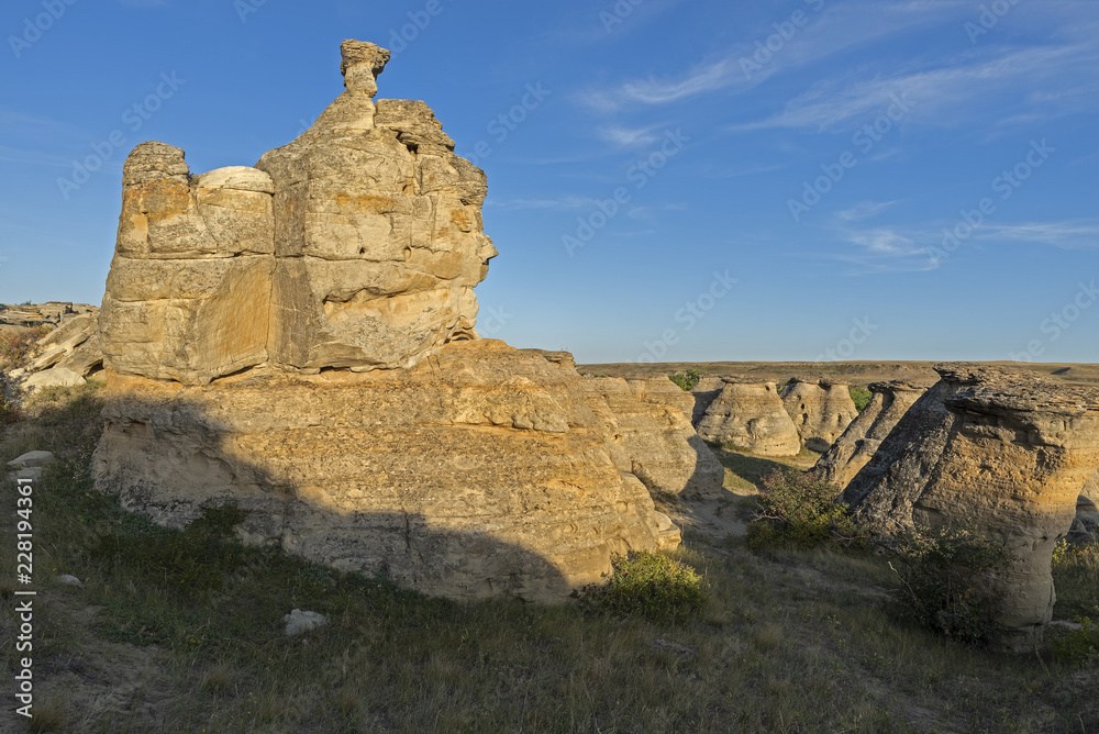 Writing on Stone Provincial Park Hoodoos