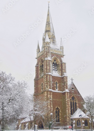 Church in Snow 