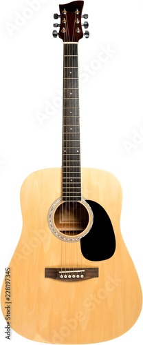 Acoustic Guitar - Isolated photo