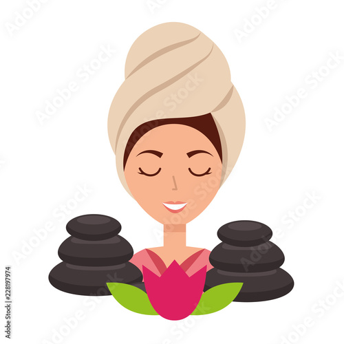 woman skin care spa