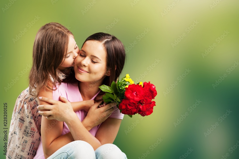Happy Mother and daughter together Happy Mother and daughter together