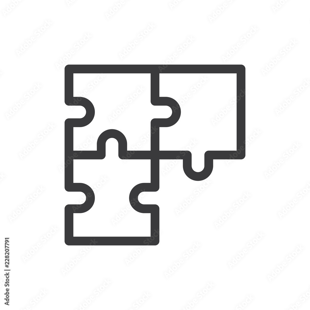 Puzzle vector icon Puzzle vector icon