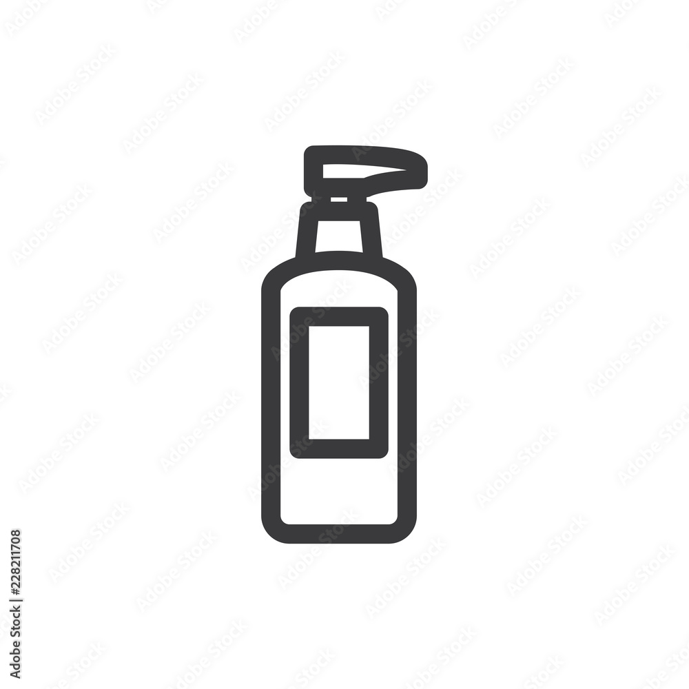 Body lotion vector icon Body lotion vector icon
