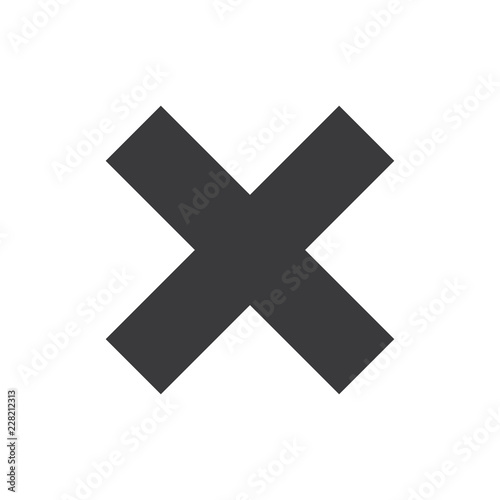 Multiply vector icon photo