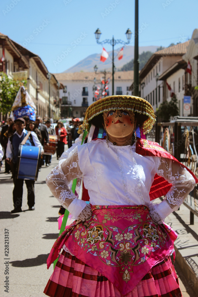 Fototapeta premium Girl in traditional costume