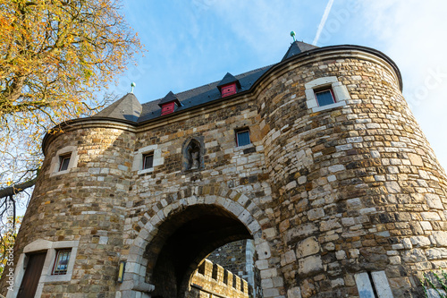 medieval Ponttor in Aachen, Germany photo