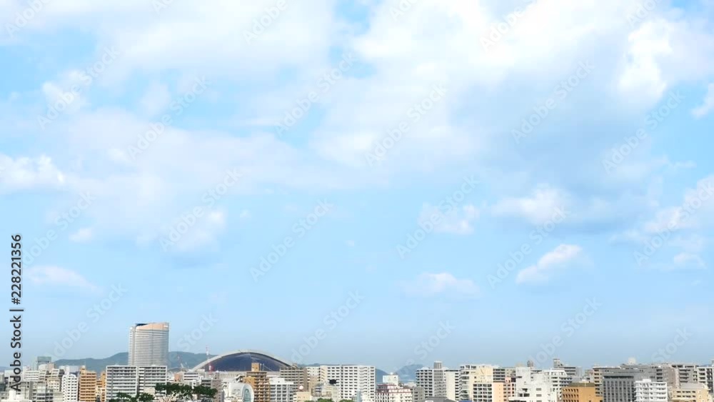 都市風景 福岡市 ノーマルスピード 都市風景 福岡市 ノーマルスピード