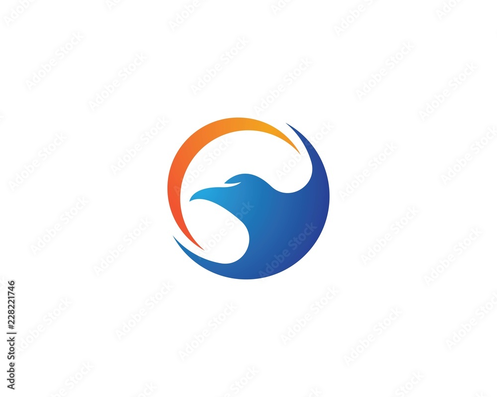 Falcon Eagle Bird Logo Template Falcon Eagle Bird Logo Template