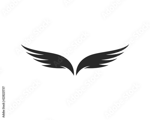 Falcon wing Logo Template