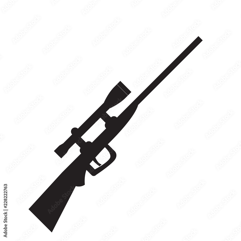Isolate dsniper rifle icon. Vector illustration design Isolate dsniper rifle icon. Vector illustration design