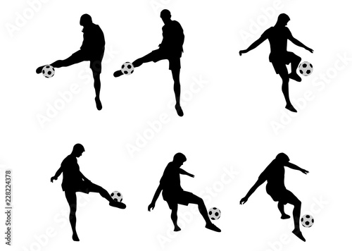                        Soccer kick